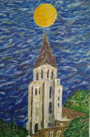 La lune comme un point sur un i